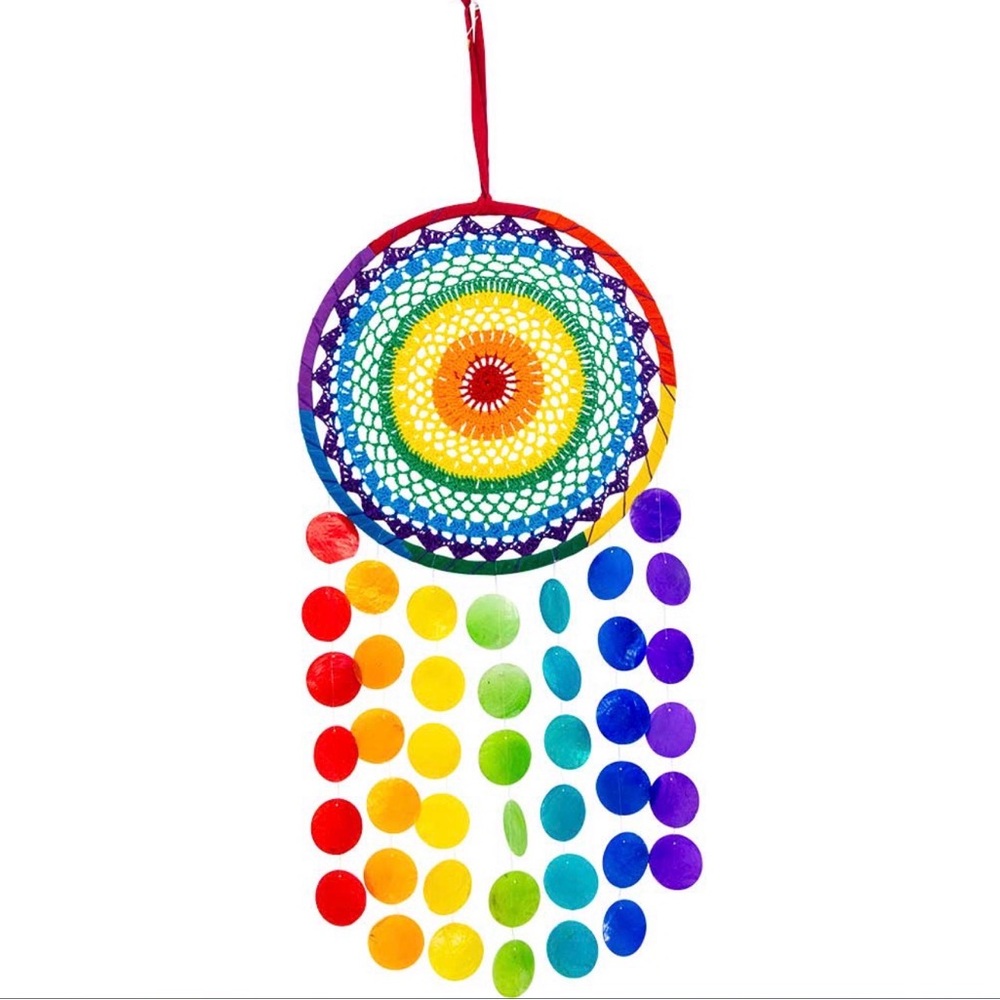 Chakra Dreamcatcher w/shells